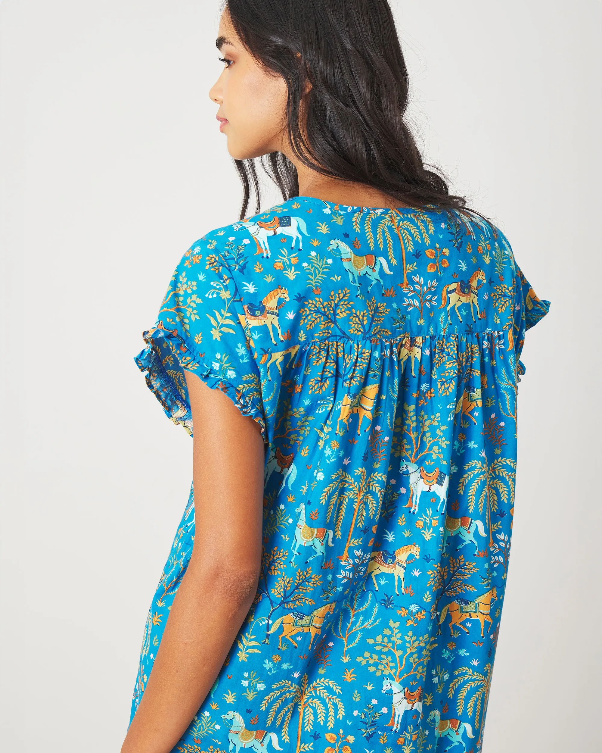 Show Pony - Daylight Nightgown - Steel Blue sold by Printfresh product image thumbnail 3