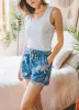 Bagheera - Pajama Shorts - Indigo sold by Printfresh