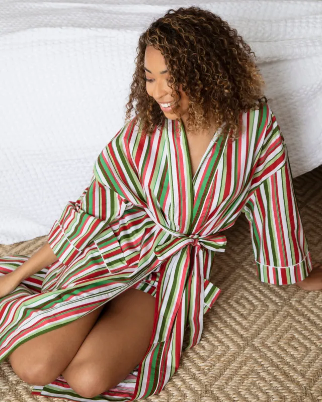 Candy Cane Stripe - All Gender Robe - Peppermint sold by Printfresh