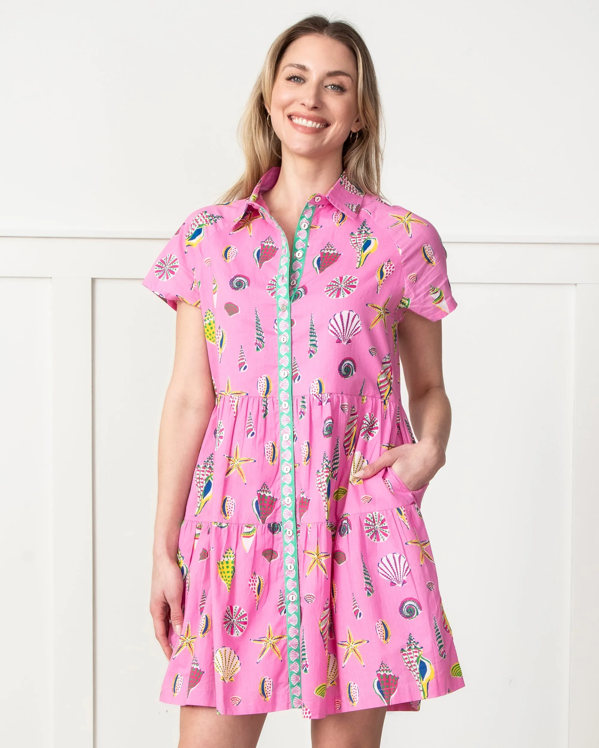 Beachcomber - Easy Elegance Dress - Neon Bubblegum sold by Printfresh product image thumbnail 4