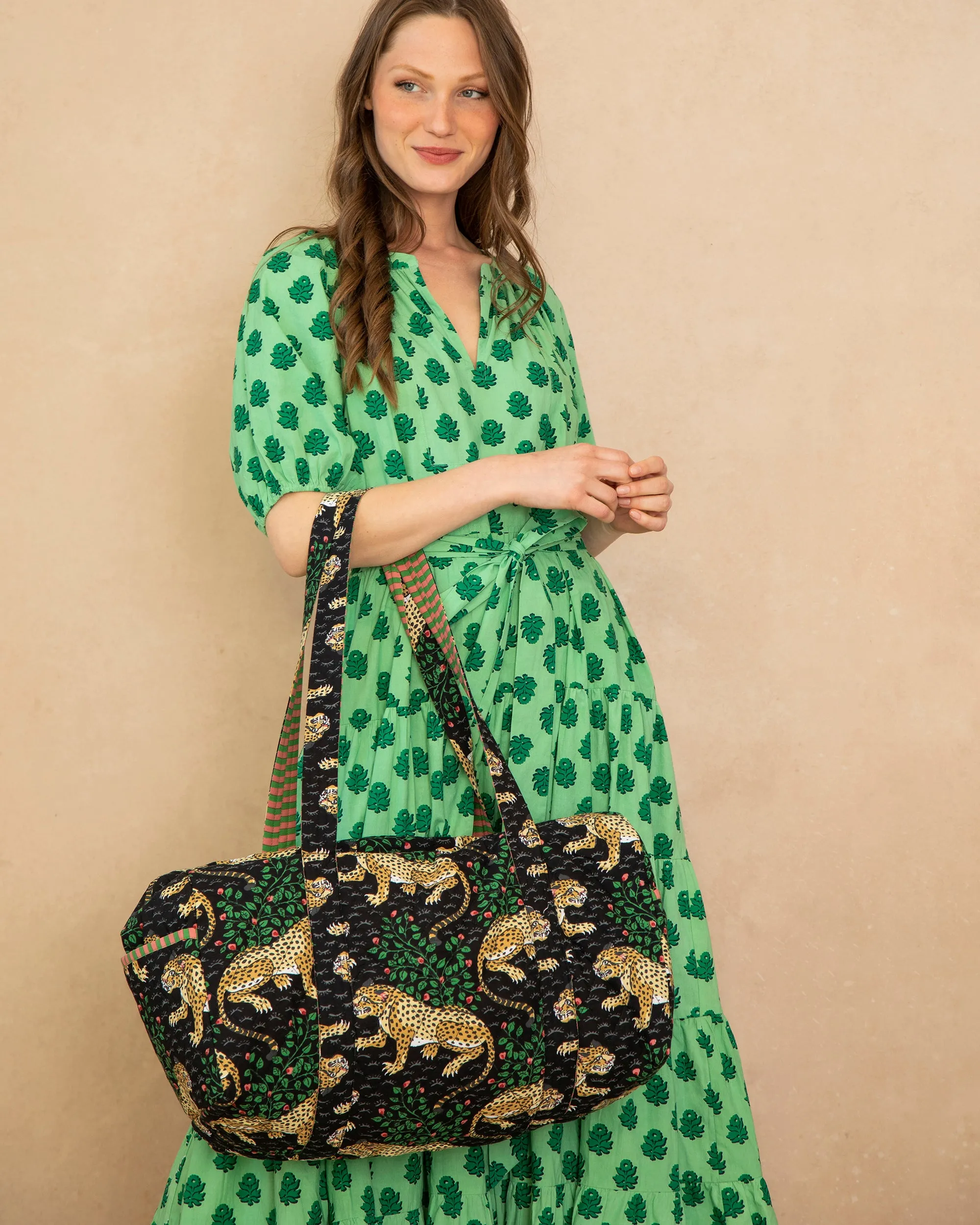 Bagheera - Quilted Duffle Bag - Ink sold by Printfresh product image thumbnail 3