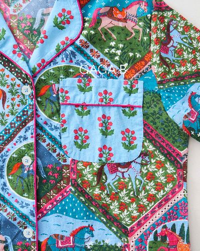 High Horse - Long Sleep Set - Blush Denim sold by Printfresh