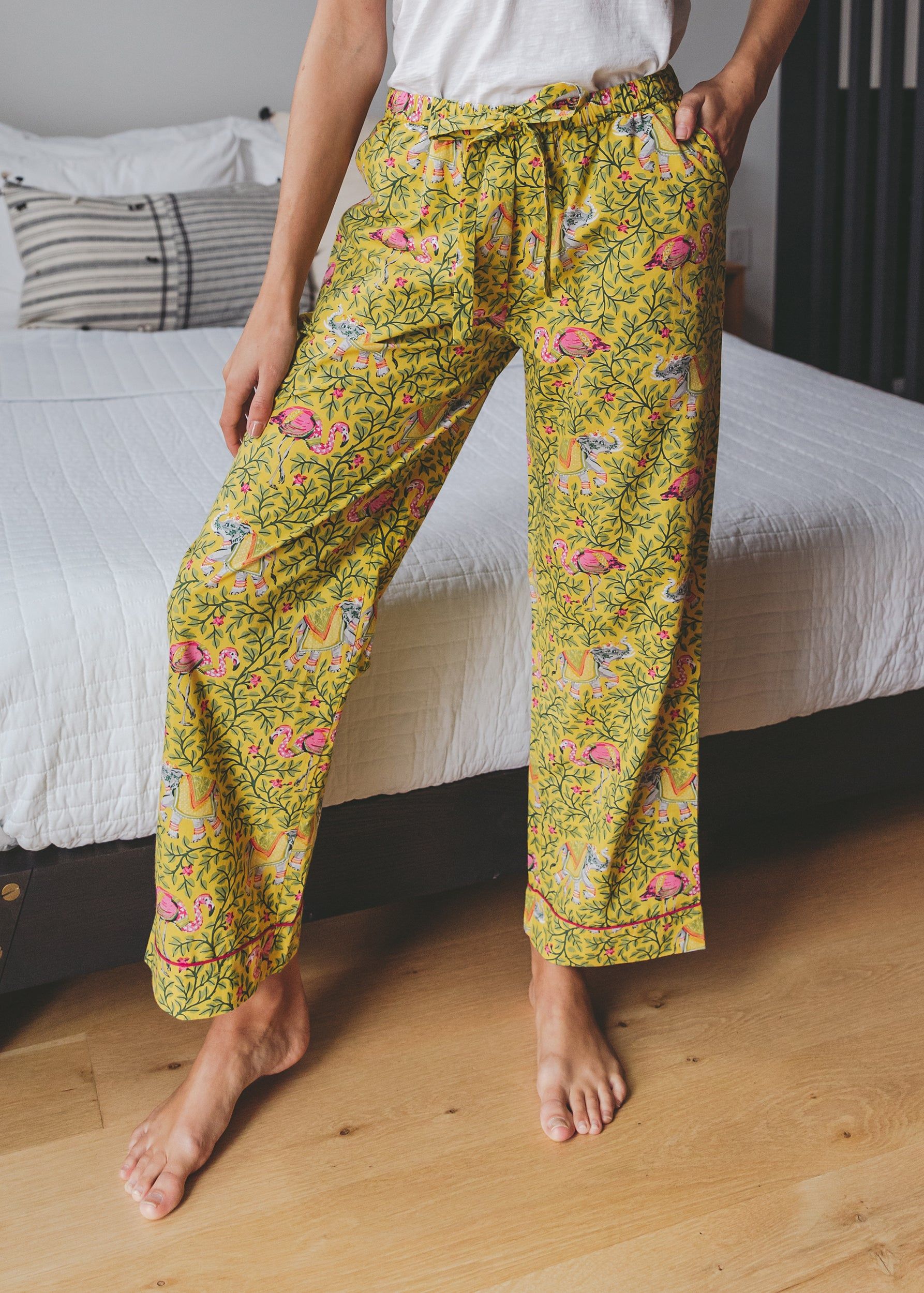 Flamenco - Pajama Pants - Dandelion sold by Printfresh product image thumbnail 5