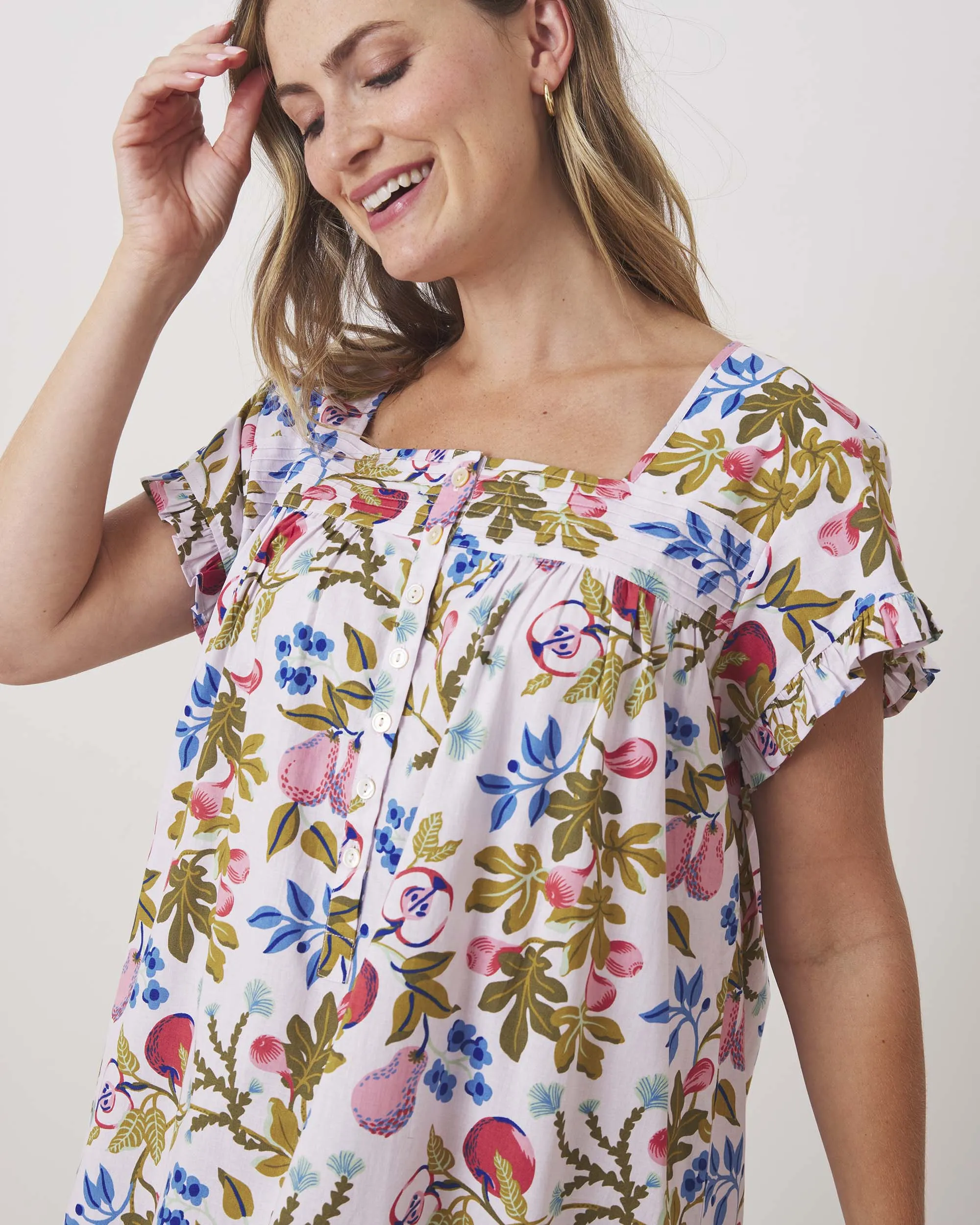 Pomme & Poire - Daylight Nightgown - Parchment sold by Printfresh product image thumbnail 2