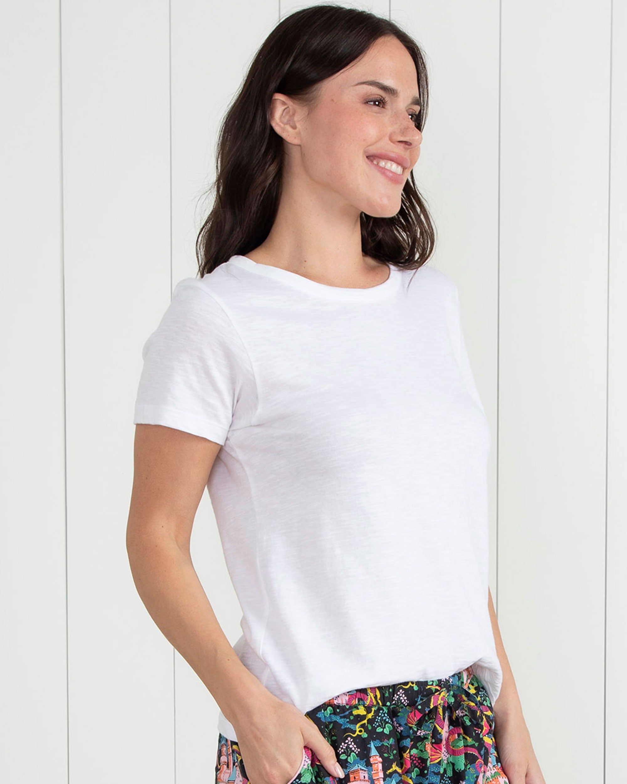 Saturday Tee - Knit T-Shirt 3-Pack - Cloud/Red Lip/Teak sold by Printfresh product image thumbnail 4