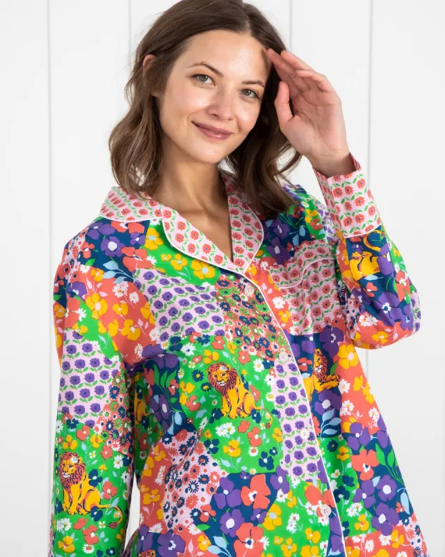 Flower Power - Long PJ Set - Grape Soda sold by Printfresh