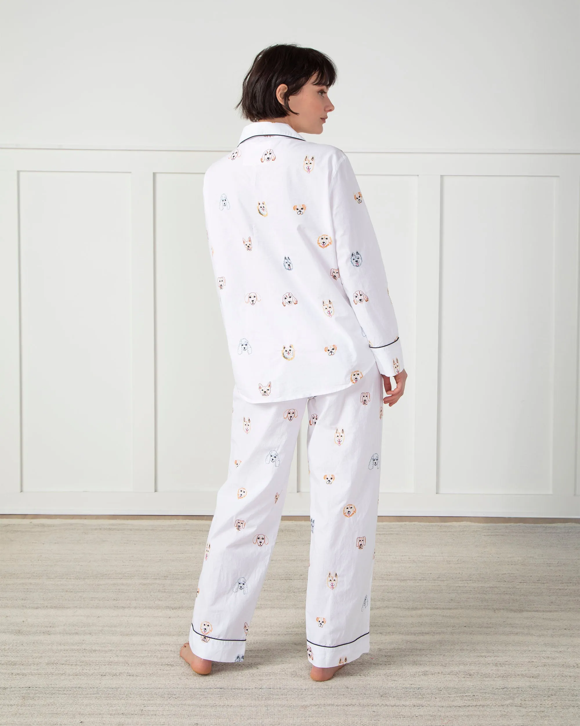 Happy Hounds - Tall Long PJ Set - Cloud sold by Printfresh product image thumbnail 5
