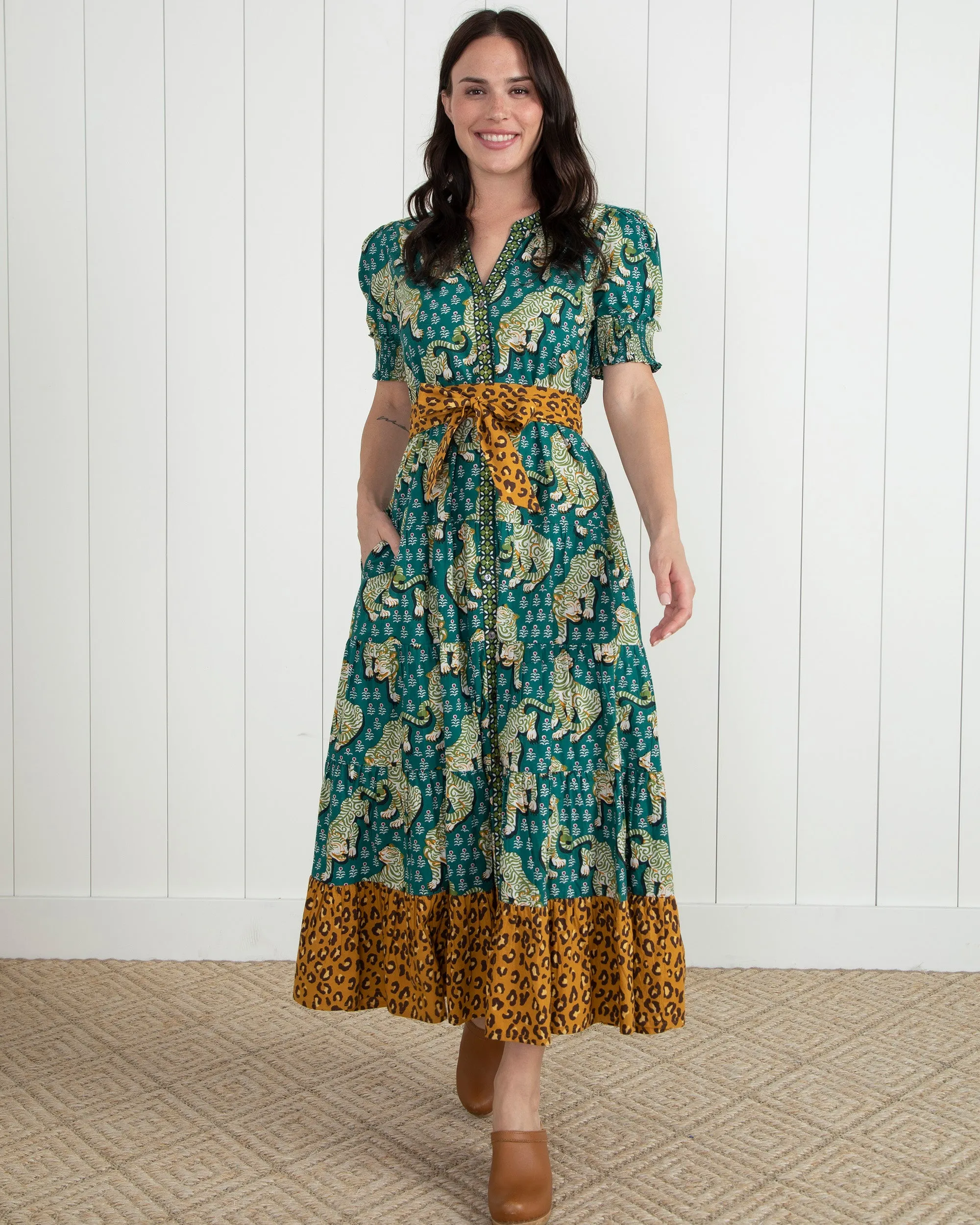 Tiger Queen - Grand Entrance Dress - Fern Forest sold by Printfresh product image thumbnail 5