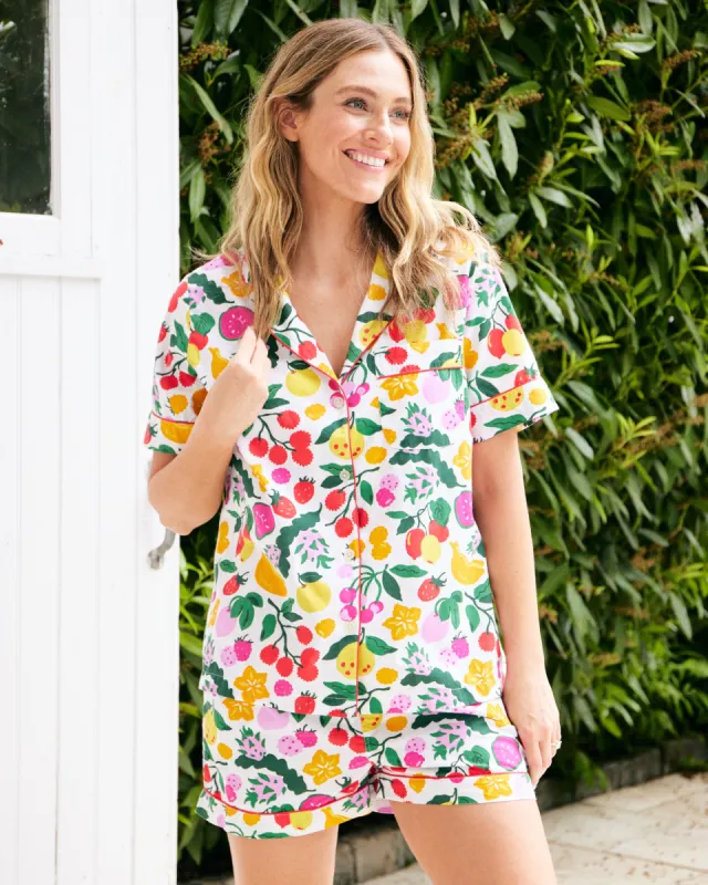 Smoothie Time - Short PJ Set - Cloud sold by Printfresh
