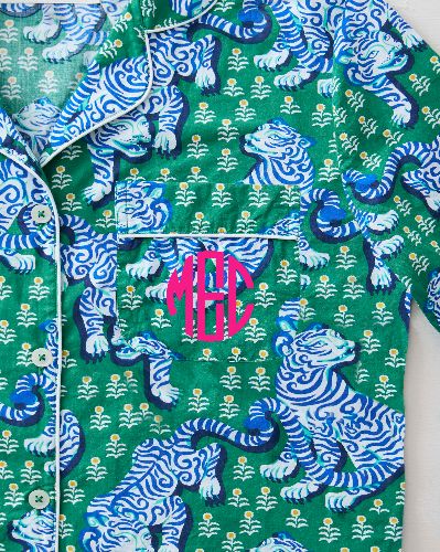 Tiger Queen - Long Sleep Set - Jade sold by Printfresh