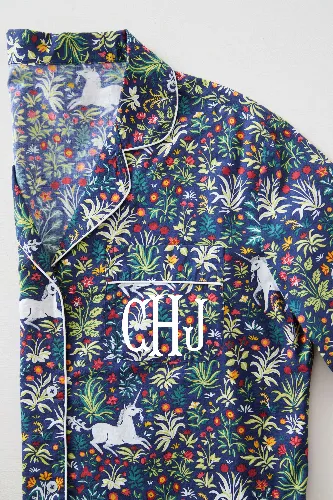 Unicorn's Garden - Sleep Shirt - Indigo sold by Printfresh