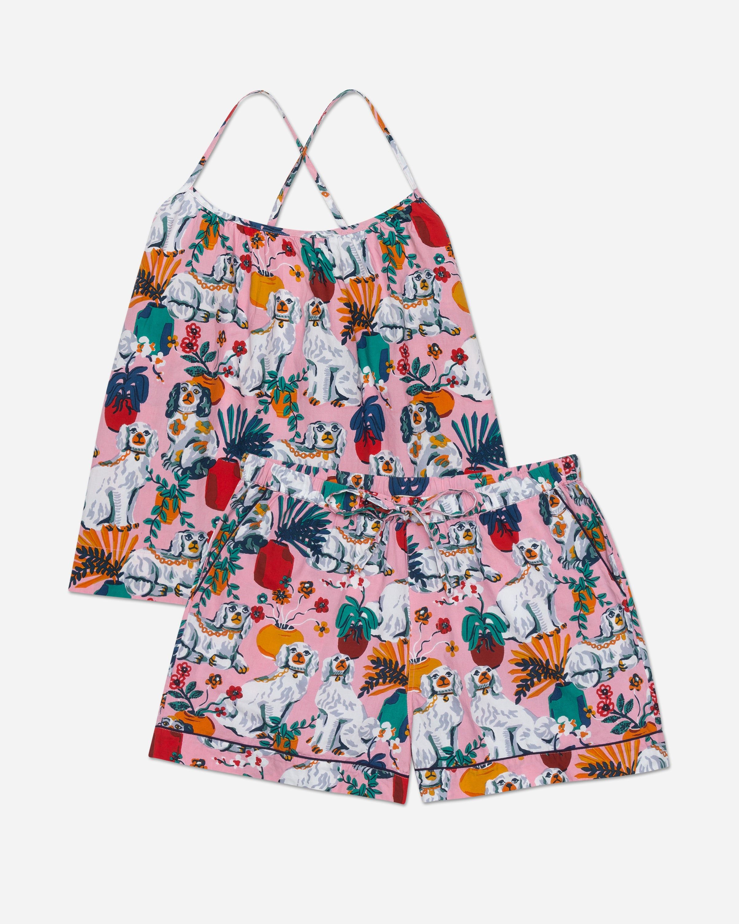 Good Dog - Cami Shorts Set - Vintage Rose sold by Printfresh product image thumbnail 4