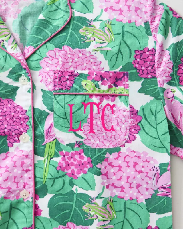 Secret Garden - Sleep Shirt - Pink Hydrangea sold by Printfresh