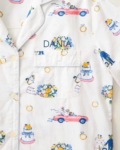 Happily Ever After - Petite Long PJ Set - Cloud sold by Printfresh