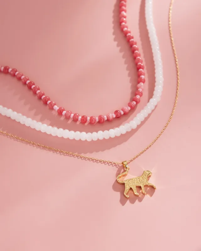 PF x Allie+Bess - Bagheera Necklace Stack sold by Printfresh