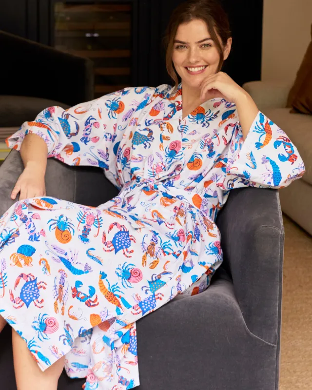 Pretty Pinchers - Robe - Cloud sold by Printfresh