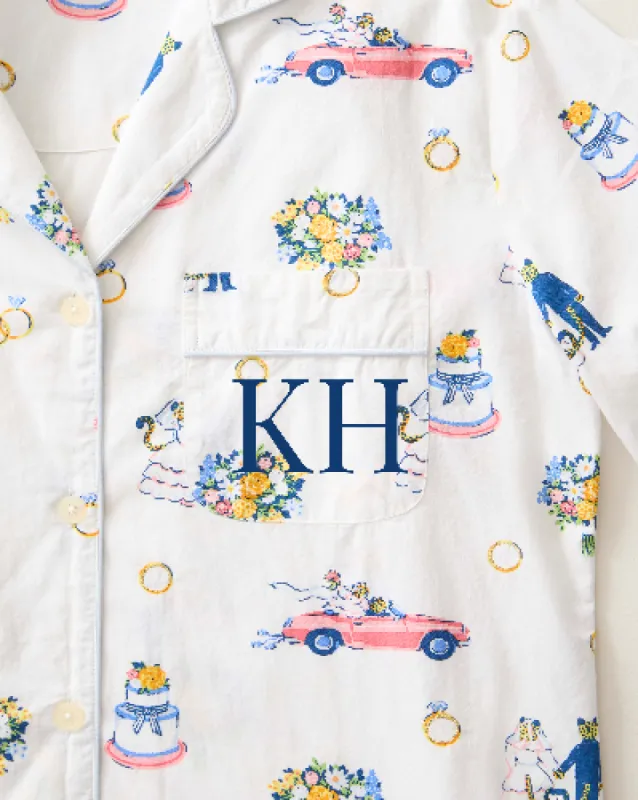 Happily Ever After - Petite Long PJ Set - Cloud sold by Printfresh
