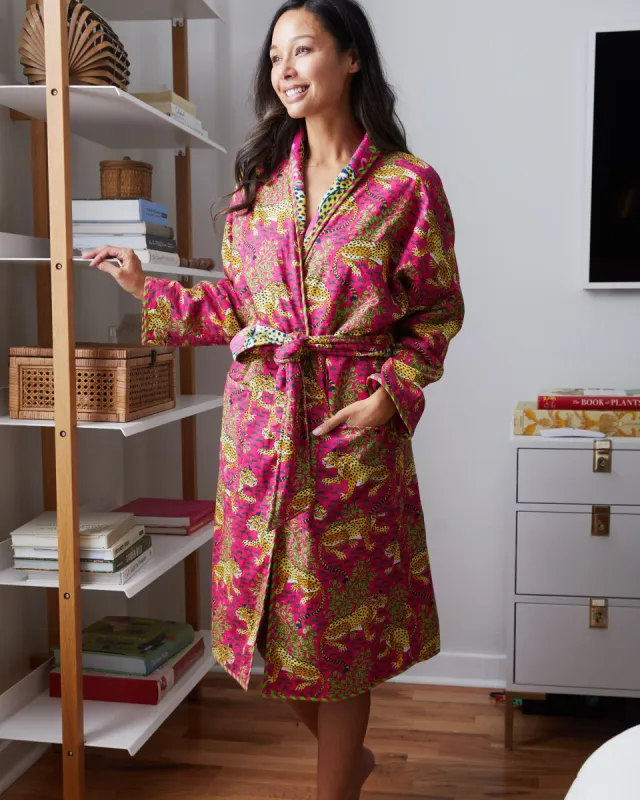 Bagheera - Plush Terry Robe - Hot Pink sold by Printfresh