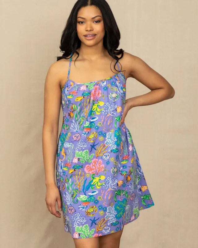 Oceania - Cami Nightgown - Lavender sold by Printfresh