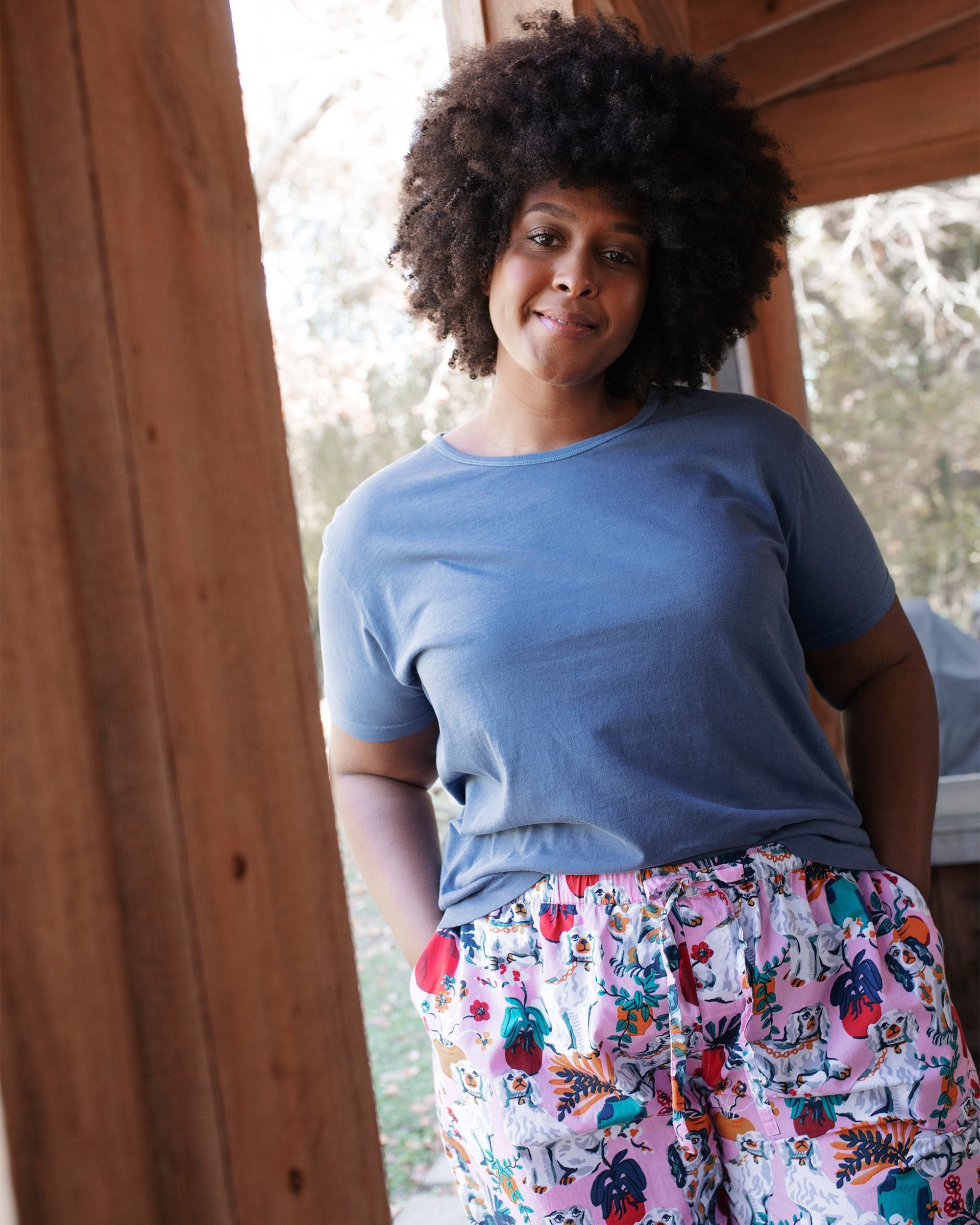 Sunday Tee - Organic Knit T-Shirt 3-Pack - Olive/Stone/Indigo sold by Printfresh product image thumbnail 4