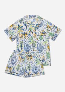Camel's Courtyard - Short Sleep Set - Cloud sold by Printfresh