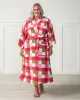 Buffalo Plaid - Robe - Mulled Wine sold by Printfresh