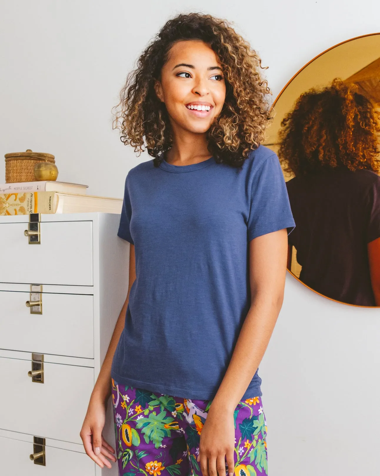 Indigo - Saturday Tee - Knit T-Shirt sold by Printfresh product image thumbnail 4