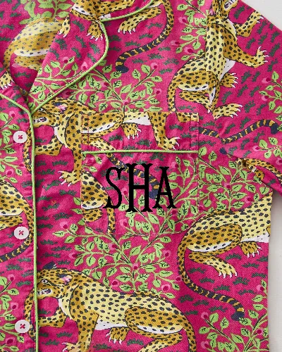 Bagheera - Short PJ Set - Hot Pink sold by Printfresh