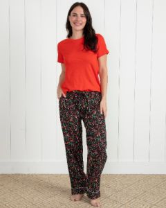 Toadstools - Pajama Pants - Ink sold by Printfresh