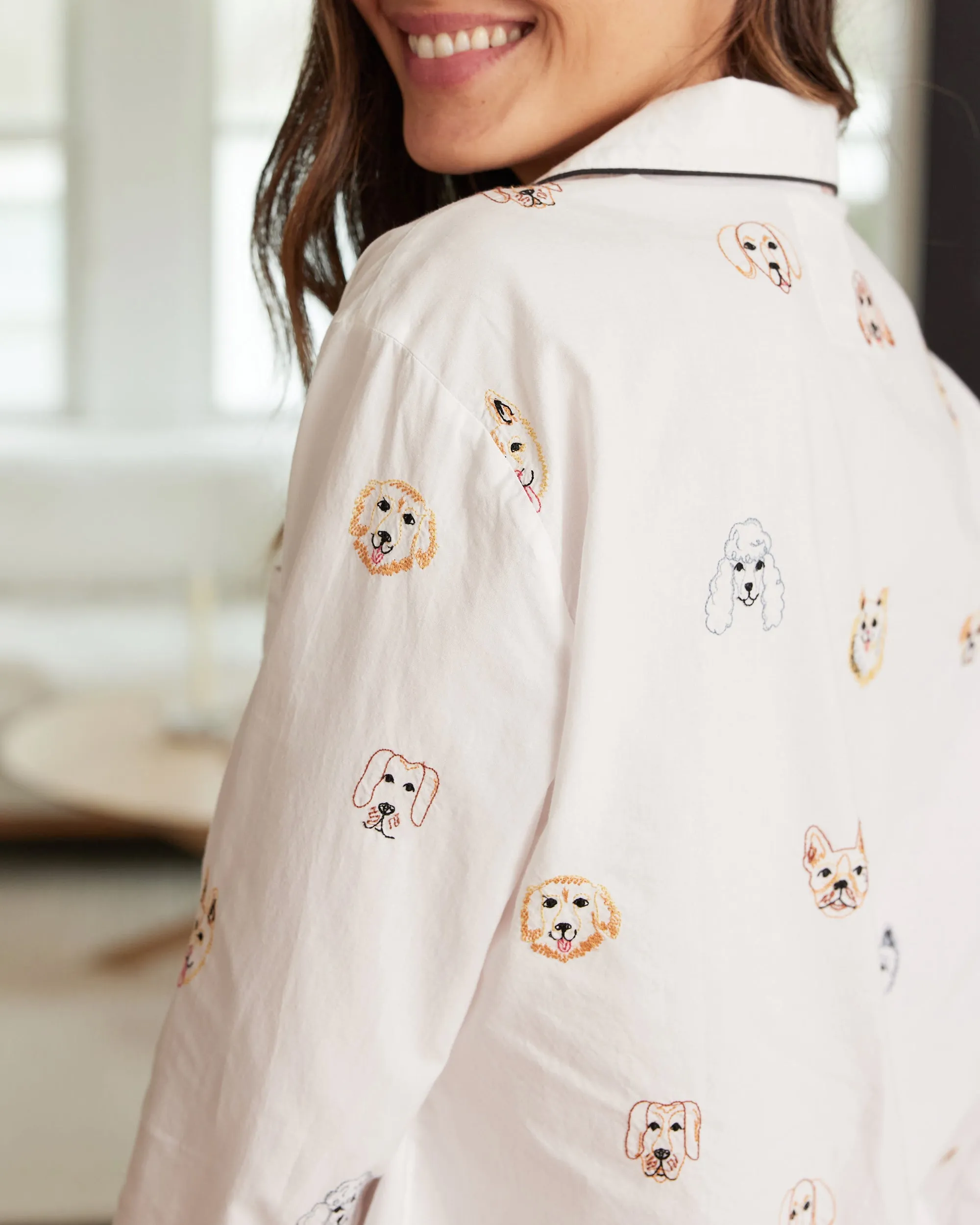 Happy Hounds - Long PJ Set - Cloud sold by Printfresh product image thumbnail 3