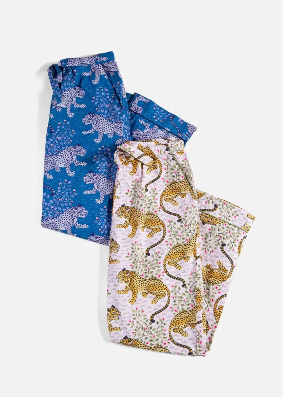 Bagheera Classic - 2-Pack Pajama Pants - Indigo/Blush sold by Printfresh