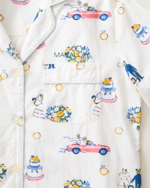 Happily Ever After - Short PJ Set - Cloud sold by Printfresh