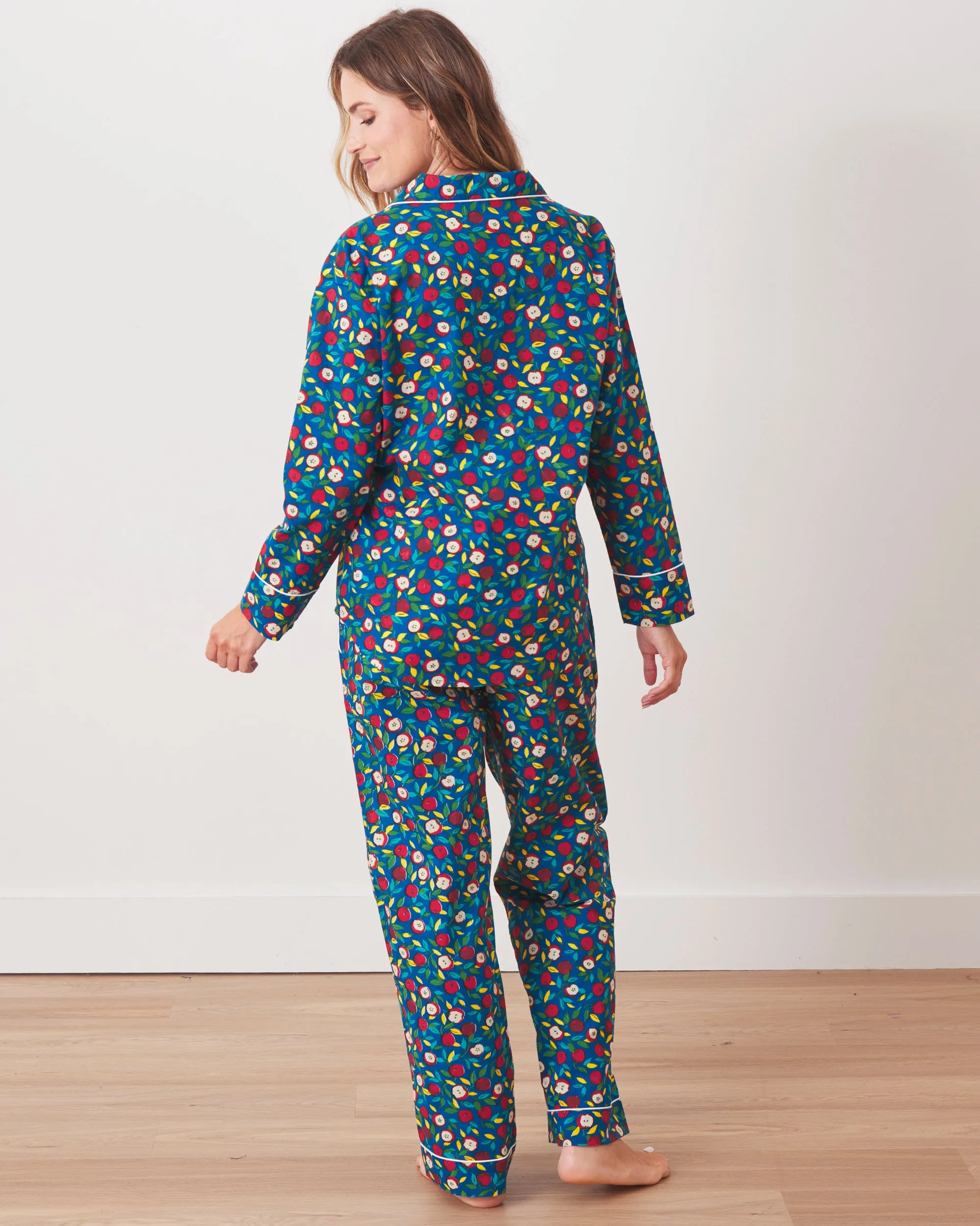 Red Delicious - Long PJ Set - Azure sold by Printfresh product image thumbnail 2