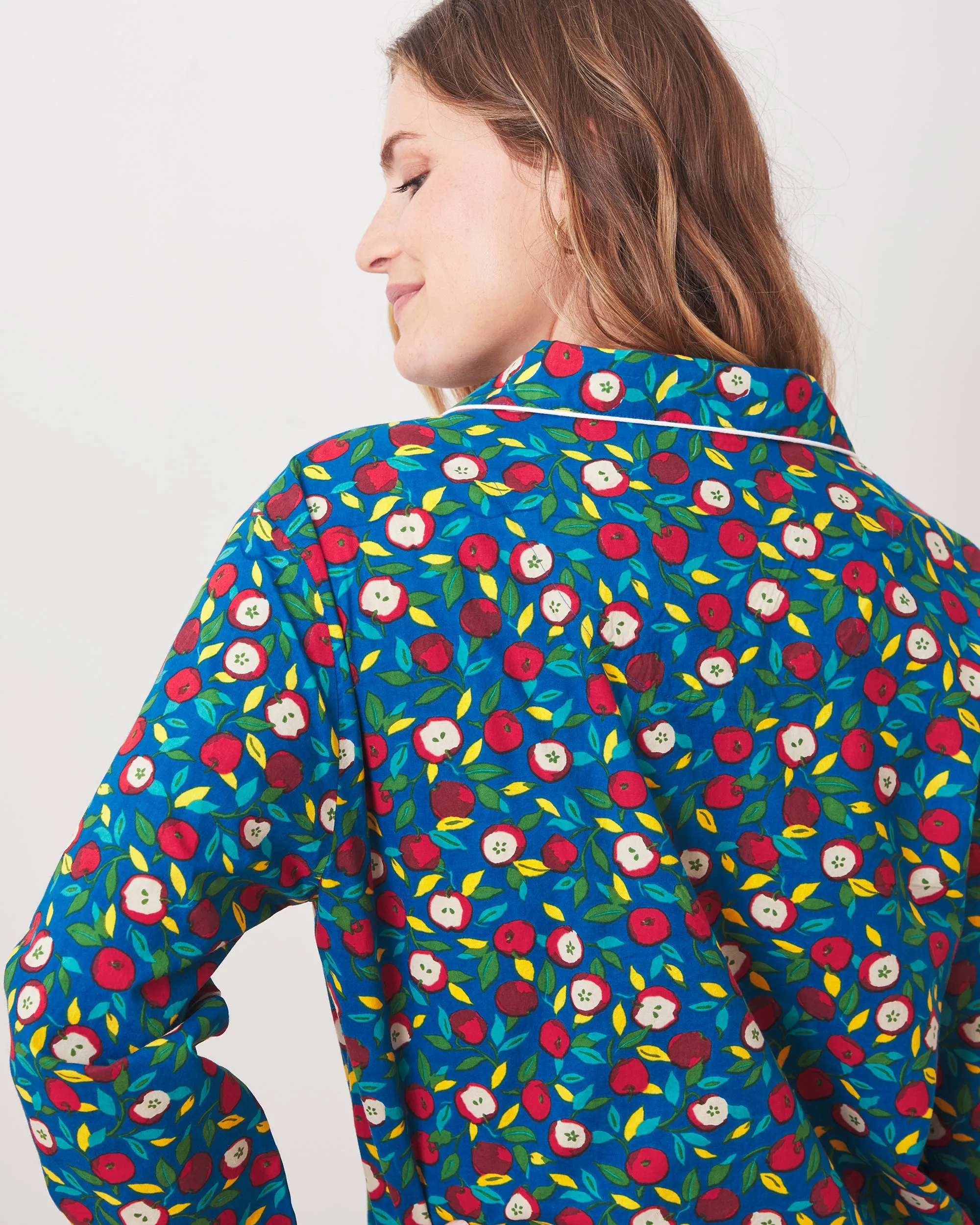 Red Delicious - Long PJ Set - Azure sold by Printfresh product image thumbnail 4