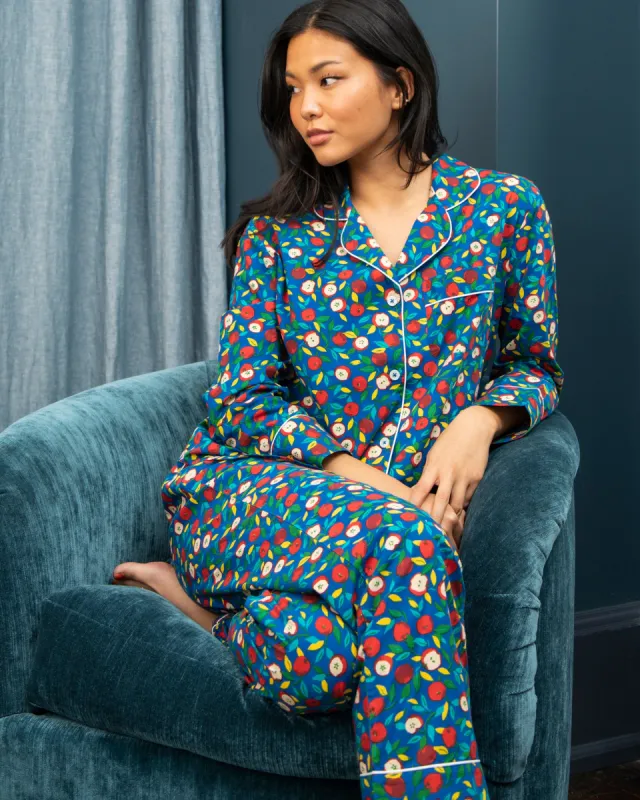 Red Delicious - Long PJ Set - Azure sold by Printfresh