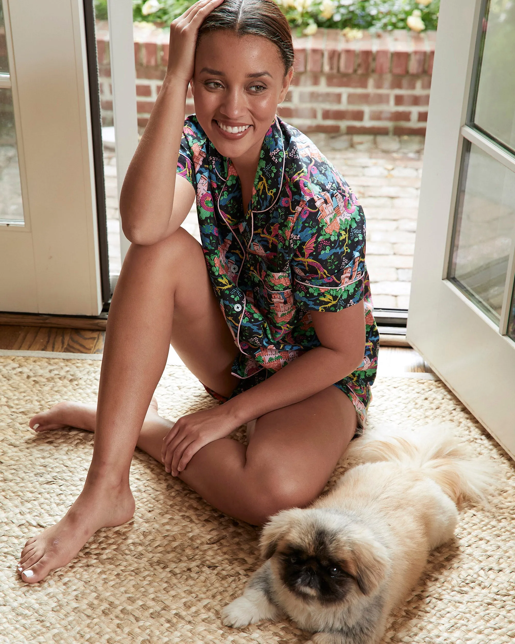 Dragon Dreams - Short PJ Set - Chalkboard sold by Printfresh product image thumbnail 3