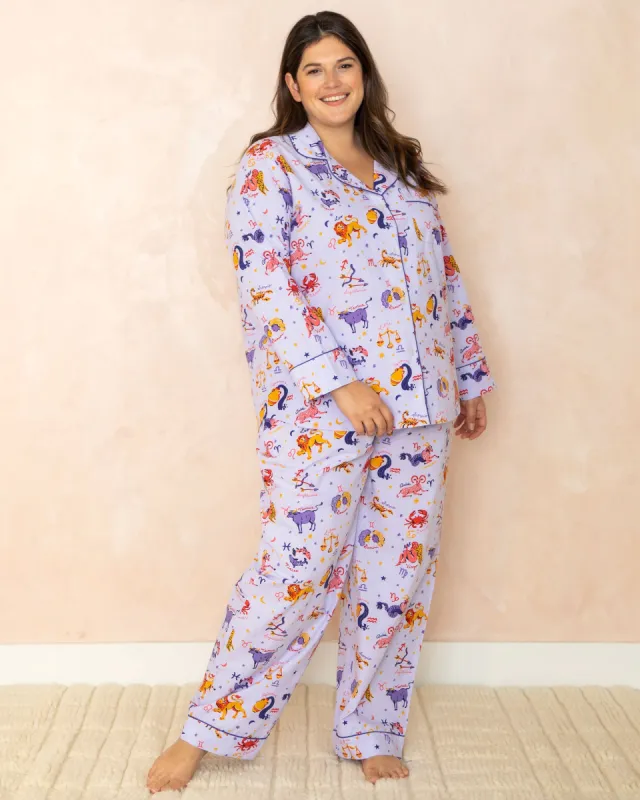 What's Your Sign - Long Sleep Set - Lavender sold by Printfresh