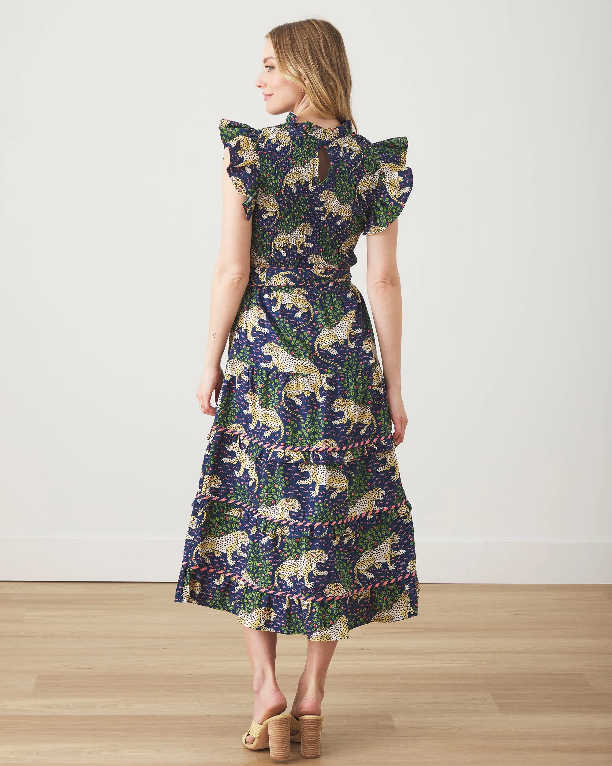 Bagheera - Ready To Ruffle Dress - Navy sold by Printfresh product image thumbnail 5