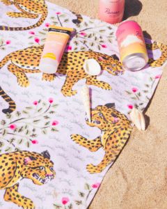 Bagheera - Beach Towel - Blush sold by Printfresh