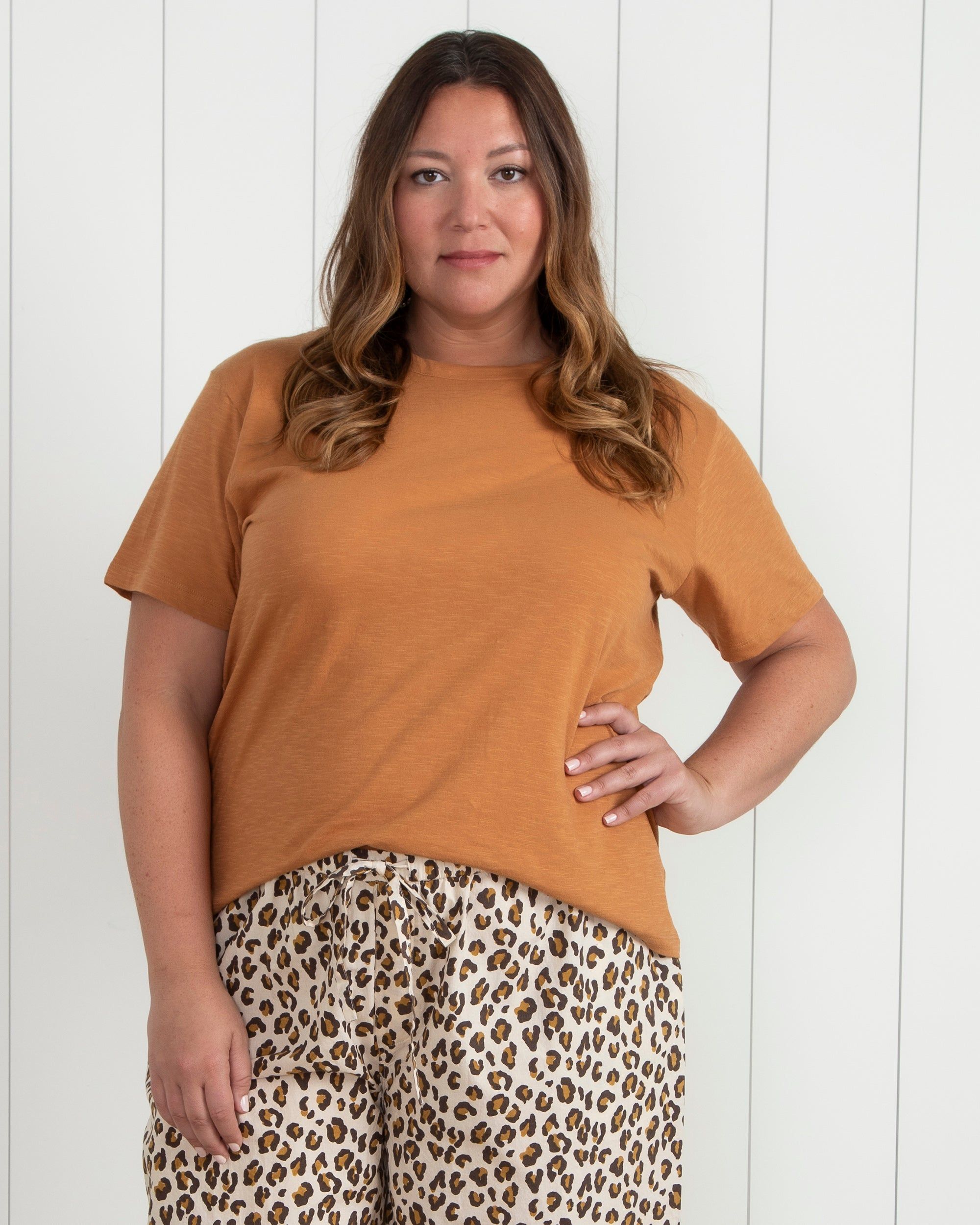 Saturday Tee - Knit T-Shirt 3-Pack - Cloud/Black/Teak sold by Printfresh product image thumbnail 3