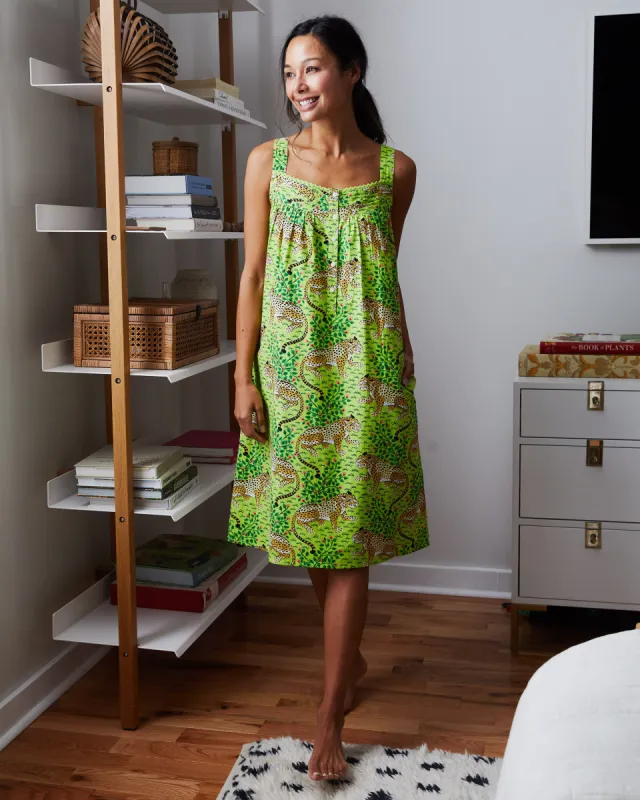 Bagheera - Back to Bed Nightgown - Green Apple sold by Printfresh