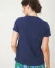 Tennis Club - Saturday Graphic Tee - Navy sold by Printfresh