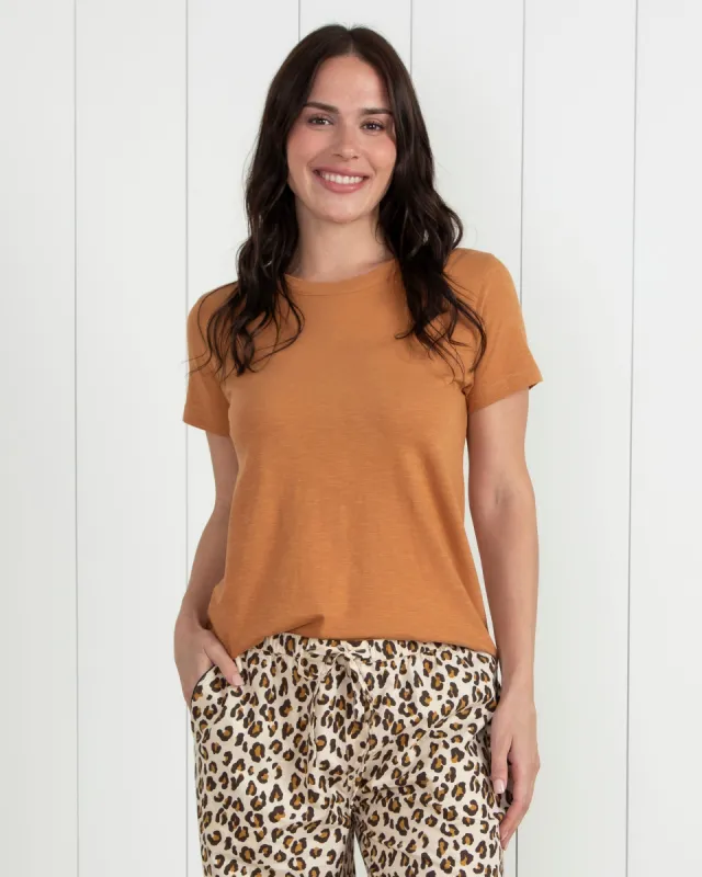 Teak - Saturday Tee - Knit T-Shirt sold by Printfresh