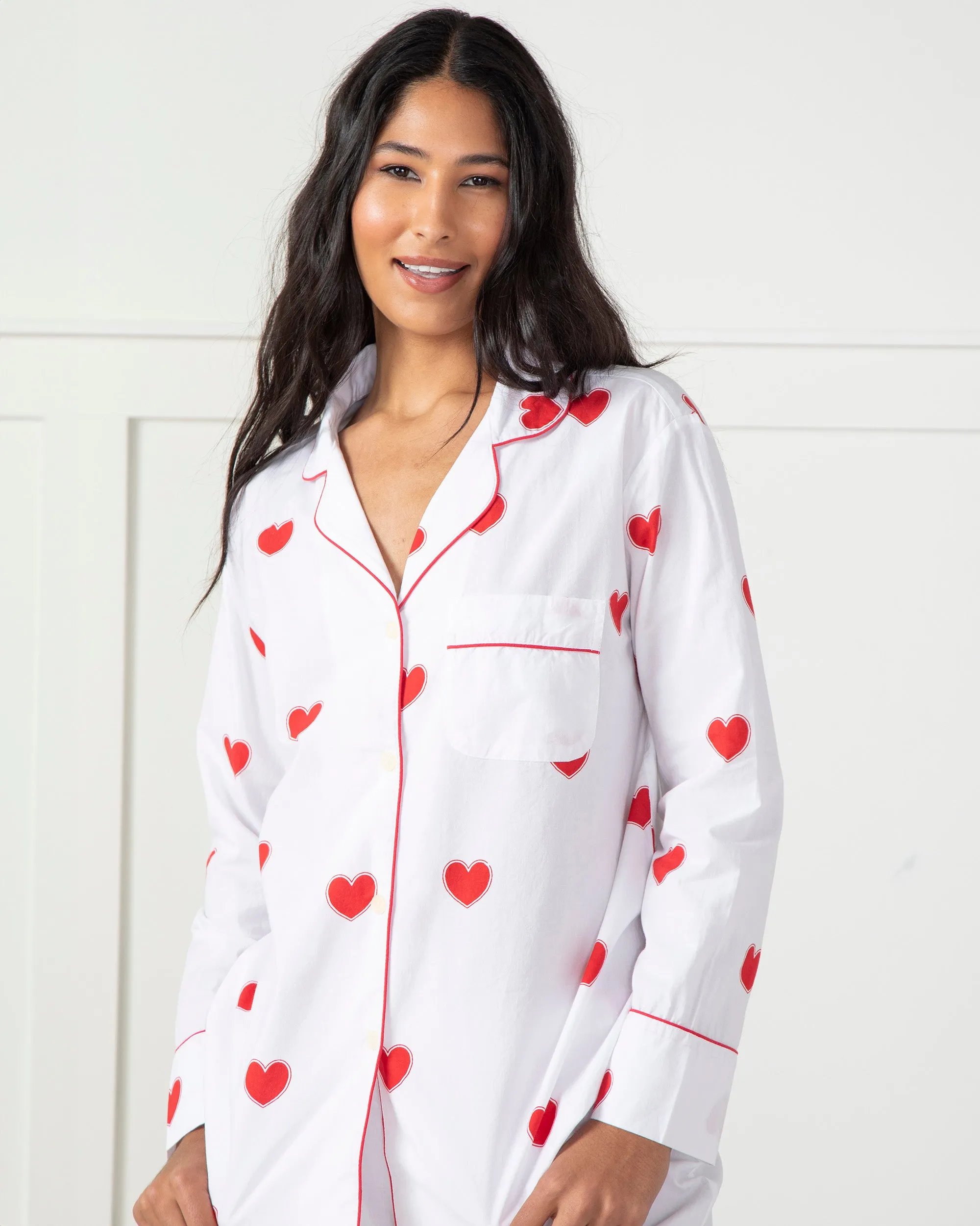 Queen of Hearts - Tall Long PJ Set - Ruby Cloud sold by Printfresh product image thumbnail 5