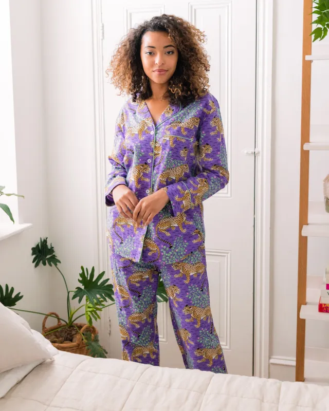 Bagheera - Long Sleep Set - Violet sold by Printfresh