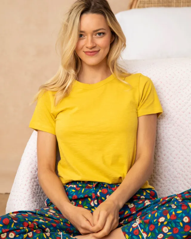 Saturday Tee - Knit T-Shirt - Goldenrod sold by Printfresh