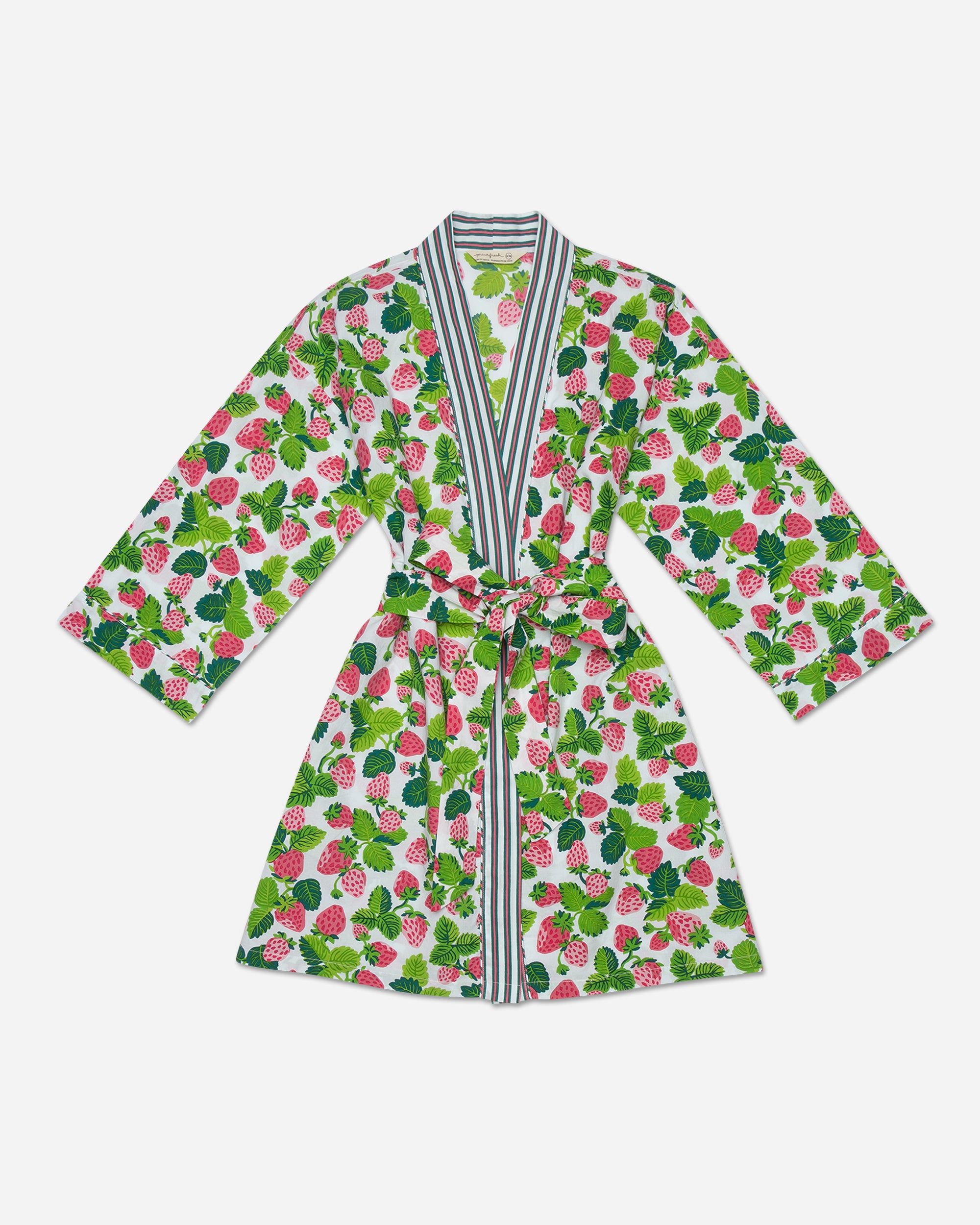 Strawberry Fields - Getting Ready Robe - Pink Salt sold by Printfresh product image thumbnail 2