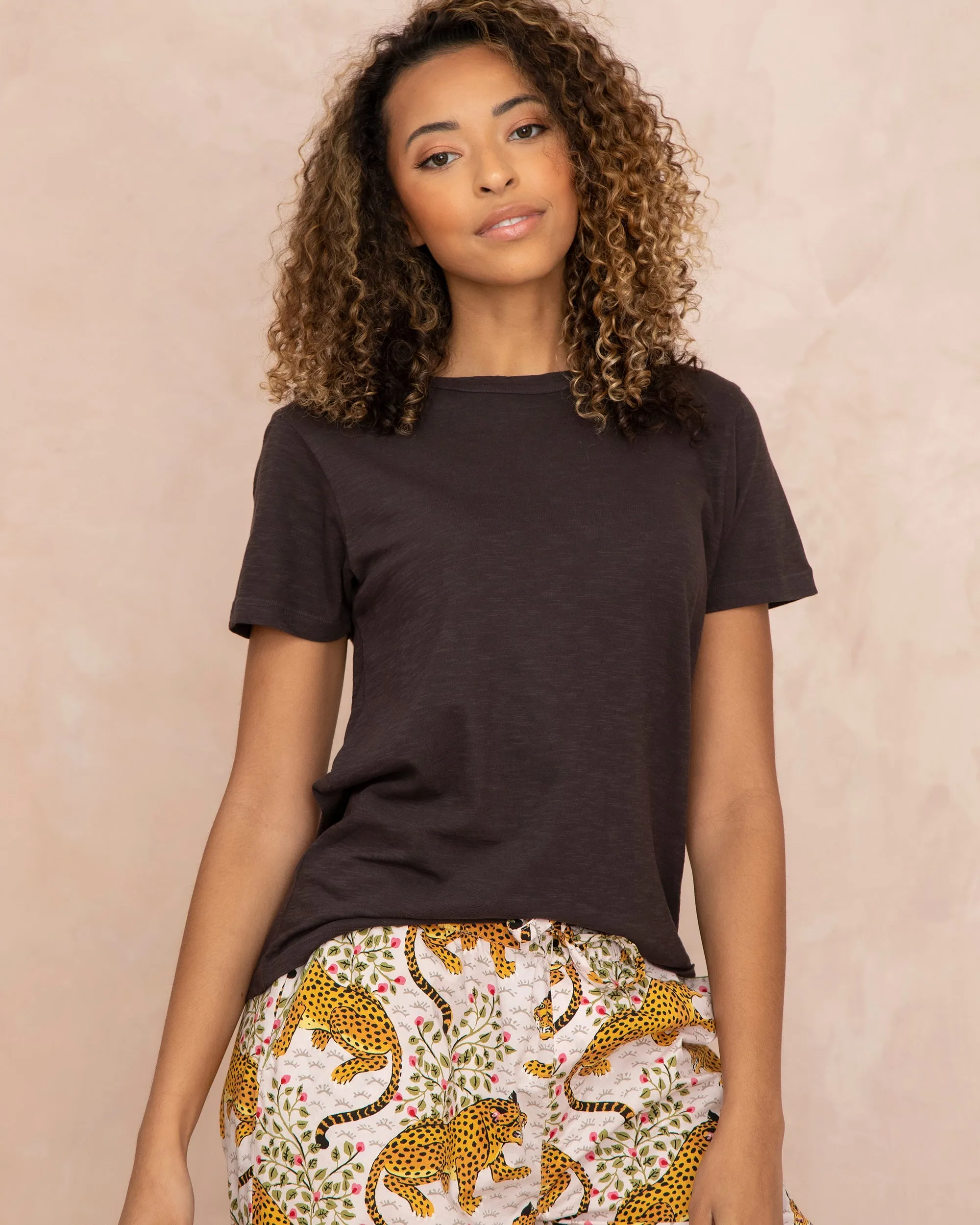 Black - Saturday Tee - Knit T-Shirt sold by Printfresh