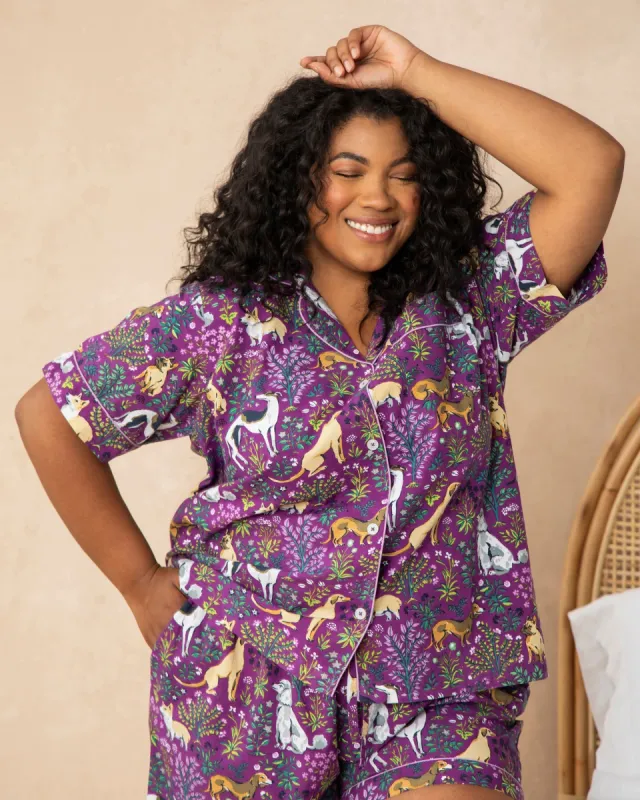 Must Love Dogs - Short Sleep Set - Amethyst sold by Printfresh