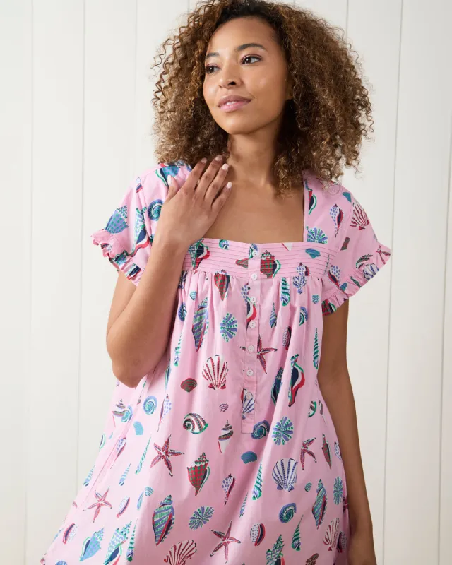 Beachcomber - Pintuck Nightgown - Pink Sand sold by Printfresh